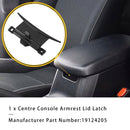 Svart midtkonsoll Armlens lokklås for Chevy Impala 2006-2013 19124205