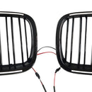 2007-2013 Til BMW X5 E70 forkofanger nyre gitter i højglans sort 51137157687 51137157688