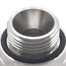 Gewindegröße Ölablassventil-Adapter Silber A-211 27mm-2.0