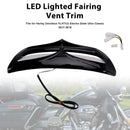 LED-beleuchtete Verkleidungsentlüftungsblende für Electra Street Glide FLHTCU 2014-2022