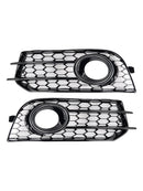 2010-2014 Audi A1 Front Bumper Honeycomb Fog Grille Cover Black