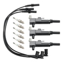 2009-2010 Jeep Grand Cherokee V6 3.7L 3x tændspole + 6x tændrør + 3x kabel UF640