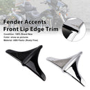 Embellecedor de borde delantero con detalles de guardabarros trasero ABS para Street Tri Glide 2009-2023