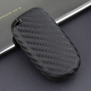 Capa para chave de carro em couro e silicone com fivela para Jeep