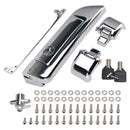 Scharnier- und Verriegelungssatz Silber für Touring Razor Chopped King Tour Pack 2014-2023