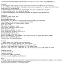1999-2001 Ford F-350 Super Duty V8 7,3L Diesel Oś przednia z niezależnym tylnym zawieszeniem (SRW) Zespół wału napędowego 5C3Z4A376D F81Z4A376MA