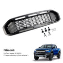 2019–2023 Ford Ranger T8 Schwarz Frontstoßstangengrill