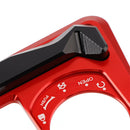 Rote Aluminium-Zündschlossabdeckung für Honda PCX125 PCX160 2021-2024