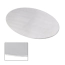 Oval blank aluminiumslegering nummerplade DIY Universal Passer til motorcykler