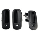 Conjunto de 3 peças de maçanetas externas dianteiras para Chevrolet Express 1500 2500 1996-2009