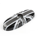 Black Union Jack UK Flag Backspegelskydd för MINI Cooper R55 R56 R57 Ny
