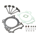 2006-2009 Yamaha YZ450F Zawory głowicy cylindrów Zestaw uszczelek 5TA-12112-00 4SV-12119-00