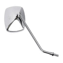 Kit de espelho retrovisor cromado de 10 mm para Piaggio Beverly 125 250 2004 2005 06 07 08