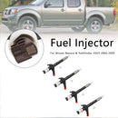 2006–2009 Nissan Navara und Pathfinder YD25, 4-teiliges Kraftstoffeinspritzventil 16600-EB70A 095000-6250