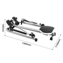 Heimtrainer Verstellbares Rudergerät mit doppeltem hydraulischem Widerstand