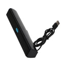 100 Hz kabelgebundene USB-Computerlautsprecher Stereo-Soundbar für PC und Laptop, Schwarz
