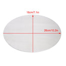Oval blank aluminiumslegering nummerplade DIY Universal Passer til motorcykler