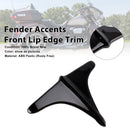 Embellecedor de borde delantero con detalles de guardabarros trasero ABS para Street Tri Glide 2009-2023