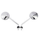 2006-2009 VESPA LX 2V 150 4T AC (ZAPM442/ZAPM444/RP8M662) Chromowany zestaw lusterek wstecznych Generic