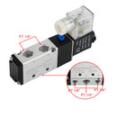 Ac 220V Pneumatisches Elektrisches Magnetluftventil 5 Wege 2 Position 4V210-08