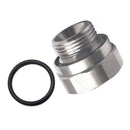 Gewindegröße Ölablassventil-Adapter Silber A-211 27mm-2.0
