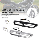 LED-beleuchtete Verkleidungsentlüftungsblende für Electra Street Glide FLHTCU 2014-2022