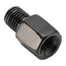 2 adaptadores de espelho universal para scooter de motocicleta, padrão de 8 mm para 10 mm reverso