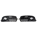 Etupuskurin sumuvalon säleikkö Fit Audi Q5 S-Line SQ5 2013-2017 musta