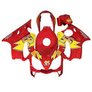 Injection Fairing Kit Karosseri Plast ABS för Honda CBR600 F4i 2004-2007