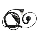 M-018 Small PTT-B6 Curve Hook Öronkrok Headset För GP2000 CP88 SP10 PRO1150 P040