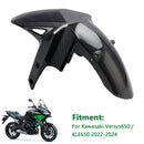 2022-2024 Kawasaki Versys 650 KLE650 Carenagem do guarda-lamas dianteiro