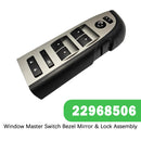 2010–2013 Chevrolet Window Master Switch Panel Mirror &amp; Lock assembly 22968506