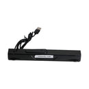 100 Hz kabelgebundene USB-Computerlautsprecher Stereo-Soundbar für PC und Laptop, Schwarz