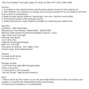 2003-2013 Audi A3 par tåkelys foran støtfanger 8E0941699C