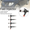 Nissan Navara 2.5 dCi 4 PCS vstřikovač paliva 16600-EB70A 095000-6250