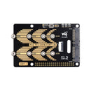 Raspberry Pi 5 PCIe Dual Channel Rotary Board NVME Protocol Dual M.2 harddisk