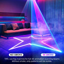 6-in-1 Bühnenlaser-Lichtanlage, LED-UV-Bühnenbeleuchtung für Disco, Party und Club