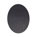 Oval blank aluminiumslegering nummerplade DIY Universal Passer til motorcykler