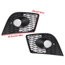 2ST Främre stötfångare Dimljusskydd Kylargrill Grill Passar Seat Leon Cupra 2005-2012