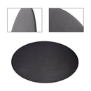 Oval blank aluminiumslegering nummerplade DIY Universal Passer til motorcykler