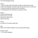 2020-2023 Honda CT125 Hunter Cub framskärm stänkskärmsskydd