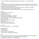 Daewoo Damas 1.1L - 4.8L, 4 cylinder, carburettor, manual choke, 94591539
