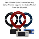 10 kHz-180 MHz Vollband-Abdeckungsring-Donut-Antenne Kurzwelle/Mittelwelle SDR