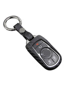 Capa de couro e silicone para chave de carro com fivela para Buick