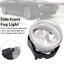 1 stk Forreste tågelygte til Jeep Compass Dodge Charger Caliber 5182025AA
