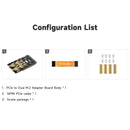 Raspberry Pi 5 PCIe Dual Channel Rotary Board NVME Protocol Dual M.2 harddisk