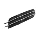 2012-2014 Audi A6 C7 1 par pára-choque dianteiro luz de nevoeiro moldura da tampa da grade