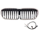 2019-2022 BMW 7-serie G12 Long Version Facelift Single Lat Glans Black Front Grill