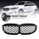 2019–2024 BMW 1er F40 glänzend schwarzer Nierengrill mit Diamant-Design