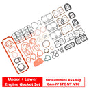3801754 4024919 Für Cummins 855 Big Cam IV STC NT NTC Oberer + Unterer Motordichtungssatz